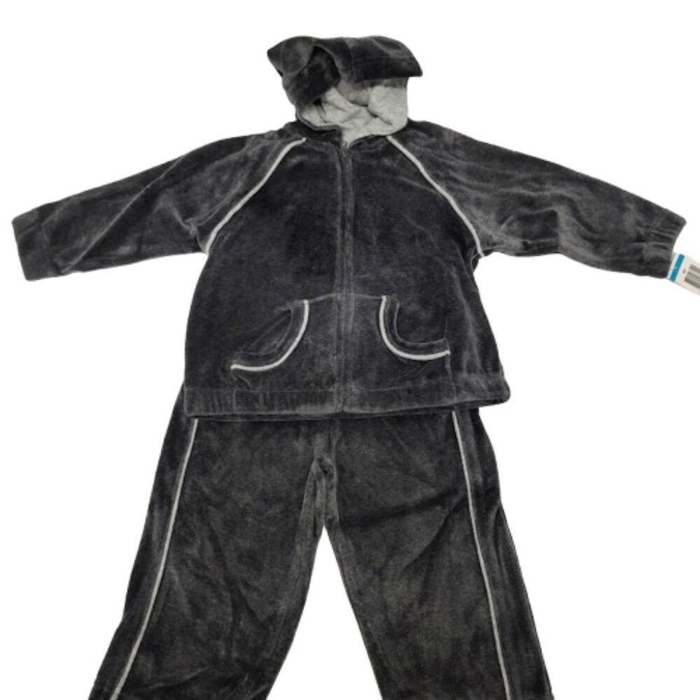 Green Dog Charcoal Grey Y2K Cotton/Polyester Track Suit Kids 24 Months NWT